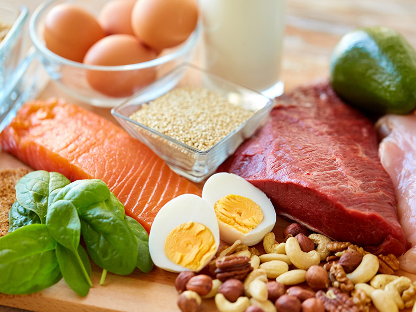 Gli alimenti anticaduta: le proteine