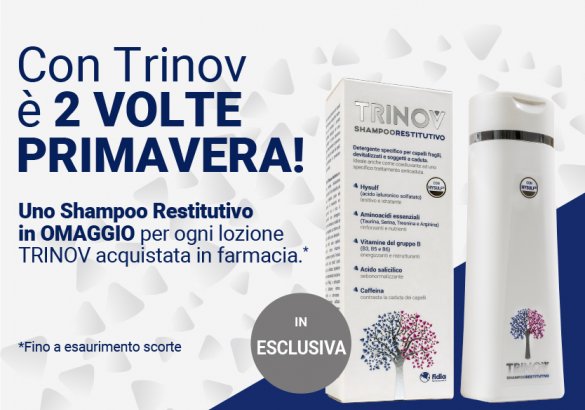 Con il trattamento anticaduta Trinov è “2 volte primavera”! [promo]